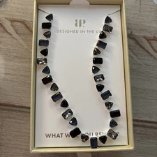 Bomb party jewel candy 2025 Frost Yourself First Necklace Luxe Licorice Silver