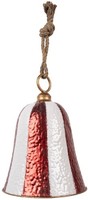 Dekoration Klingel Eisen GehäMmert 28X39 Cm Rot-Weiß Clayre & Eef 6Y5925