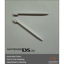 2x Nintendo DS Lite Stylus White 🕹 (USG-004) - free post - Aust seller