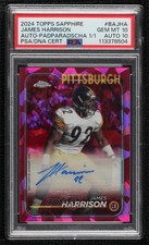 2024 Chrome Sapphire Edition Padparadscha 1/1 James Harrison PSA 10 Auto 1co7