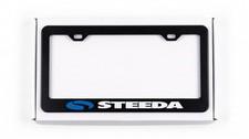 Steeda License Plate Frame Anti-rust Black Metal For Mustang F150