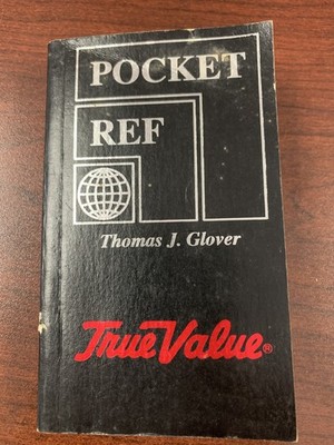 Vintage Pocket Ref by Glover, Thomas J. - 2nd Edition True Value