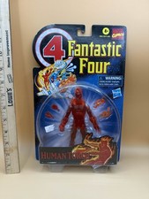 Marvel Legends Retro Fantastic Four Human Torch 6  Action Figure Hasbro F0351