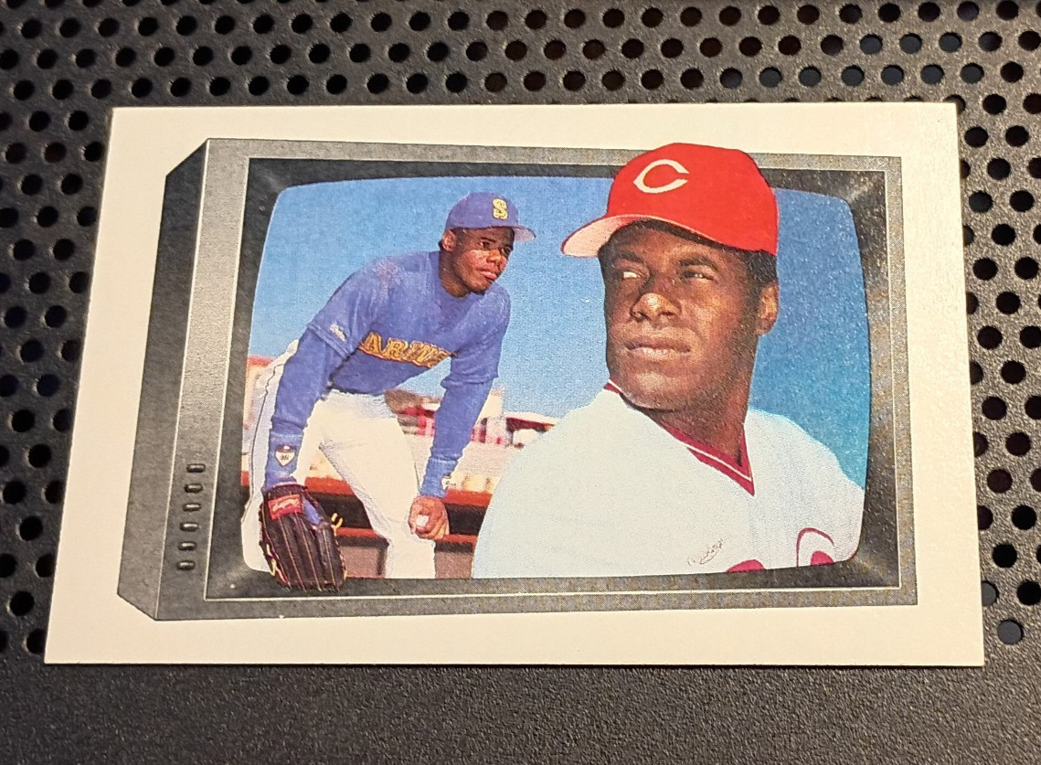 1989 Bowman #259 Ken Griffey Sr. Ken Griffey Jr. Seattle Mariners