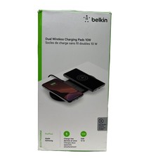 Belkin Dual Wireless Charging Pad 10W Boost Charge for Apple / Samsung New  