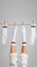 6 Pairs men and women crew cotton soft breathable comfort sport socks -3 Colors