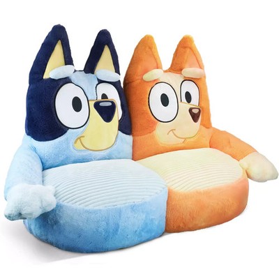 Bluey & Bingo Plush Sofa Two Seater Kids 90cm x 70cm Official *Please Read*