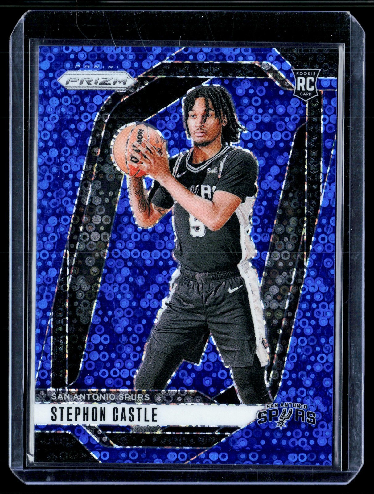 2024-25 Panini Prizm - Stephon Castle #234 Blue Fast Break Prizm /150 (RC)