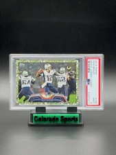 TOM BRADY 2013 Topps #100 White Jersey Camo 328/399 PSA 9 Mint (pop 11)