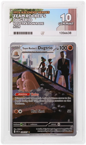 Team Rocket's Dugtrio graded ACE 10 for sale on eBay