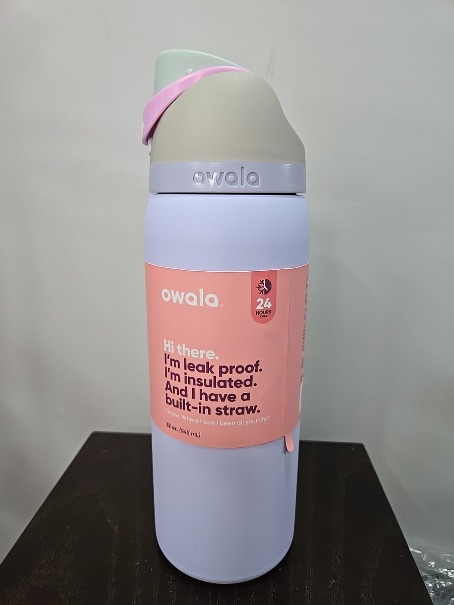 Owala FreeSip Stainless Steel Water Bottle / 32oz / Color: Wrinkle