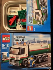 LEGO City 60016 Tanker Truck Complete Set 2013 With Instructions And Figure