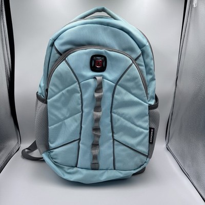 Wenger SwissGear Sun Backpack Laptop Teal/Gray Multiple Compartments