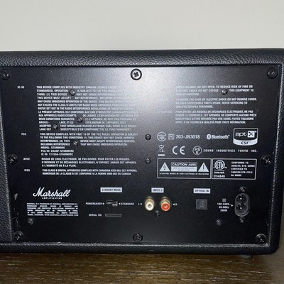 Marshall Stanmore bluetooth speaker 203-JN3018 Tested / Excellent