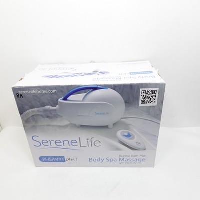 Serene Life Bubble Bath Mat Body Spa Massage PHSPAMT24HT w/ Remote - Works!