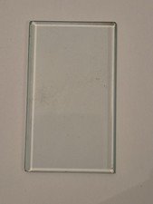 Carriage Clock Glass Bevelled 56x94mm 3mm Thick With 3.5mm Bevel Ref A1