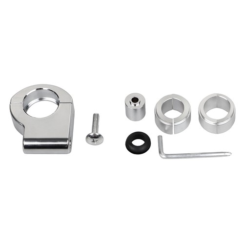 US Motorcycle Chrome Aluminum Drink Cup Holder For Harley Universal 1" Handlebar - Afbeelding 12 van 12