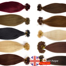 Pre Bonded Keratin Tip Hair Extenisons Remy Russian Human Hair Thick Bundle 100g