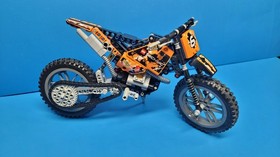 LEGO Technic 42007 Moto Cross Bike &ndash; Complete Display Model &ndash; Free Shipping