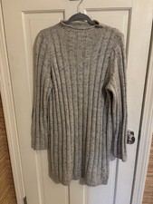Madewell Long Sleeve Midi Sweater Dress Gray Medium