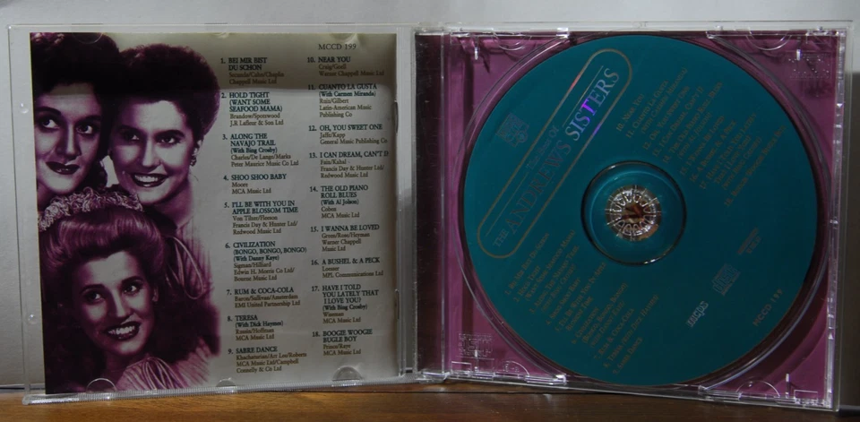CD - Music Collection - The Best of the Andrews Sisters - With Guest Stars (942) - Bild 3 von 4