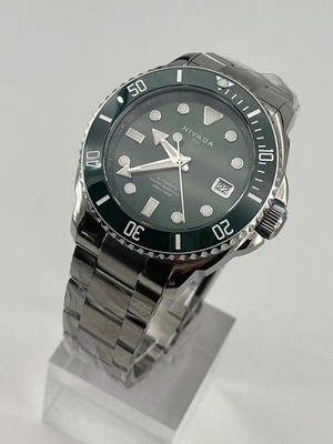 Nivada - 1926 Diving Series 300M Sea Master 6172 Green Dial N93.6172 CERAMIC...