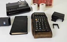 Hewlett Packard 41CV Calculator & Printer 82143A w/ extras *parts or repair Vtg