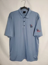 Dunning Golf TPC San Antonio Valero Texas Open Golf Polo Shirt Mens Large 