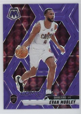 2024-25 Panini Mosaic Fluorescent Purple Prizm /249 Evan Mobley #133 1lg7
