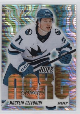 2025 Upper Deck Allure Hues Next? Orange Spectrum 297/299 Macklin Celebrini 0il7