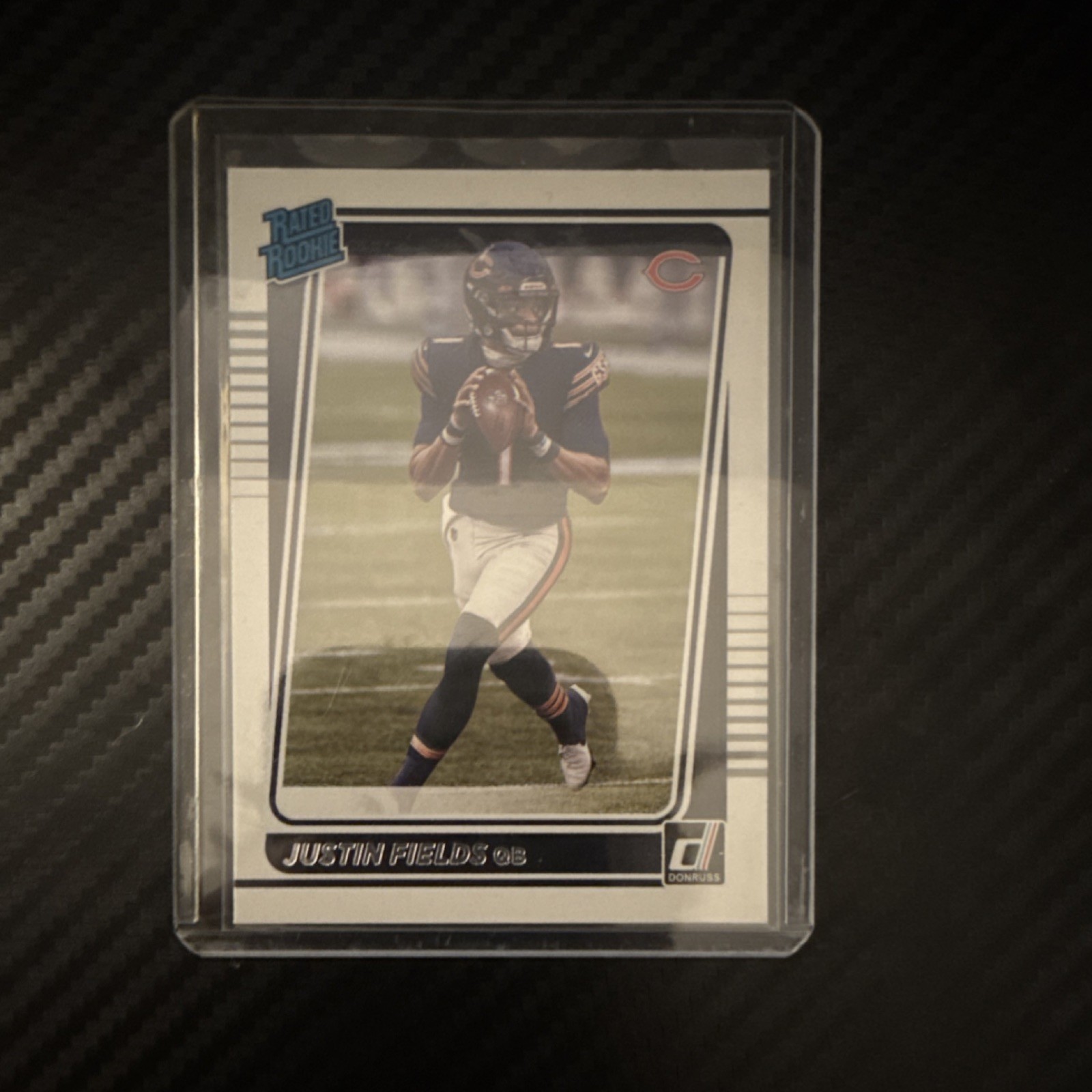 Panini 2021 Donruss Rated Rookie Justin Fields #253 Bears NFL Football