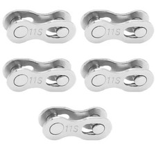 5 Pairs Bike Chain Quick Link Connector Set for 6-11 Speed MTB Road Bicycle