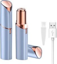 Facial Hair Remover, Removal Shaver for Women, Rosarden USB Rechargeable Blue 