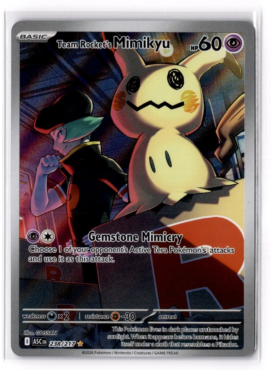 Team Rocket's Mimikyu Pokémon TCG Cards for sale | eBay