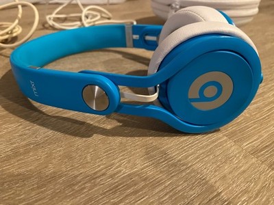Beats by Dr. Dre Mixr Headband Headphones - Neon Blue for sale