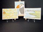 ACEO Original | “Wild Atlantic Way” Set of Three | 2.5 x 3.5 |  OOAK Signed 2026 — photo 1