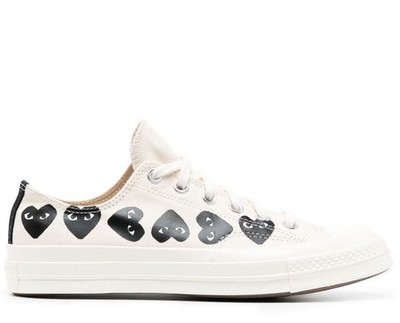 COMME DES GARCONS PLAY x CONVERSE CHUCK 70 OX SNEAKERS HERRENSCHUHE A08150C