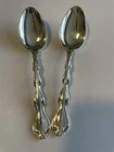 Sterling Silver Towle Country Manor Two Dinner Spoons 6 7/8” 89 Grams No Mono