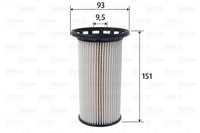 Valeo 587095 Kraftstofffilter FüR Audi Cupra Seat Skoda VW