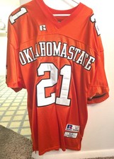 Barry Sanders Russell 1988 Oklahoma State Jersey College Football 52 XXL
