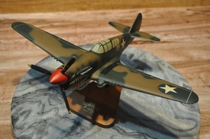CURTISS P-40F Homebuilt Aircraft Airplane Desktop Wood Model 1:32 SCALE