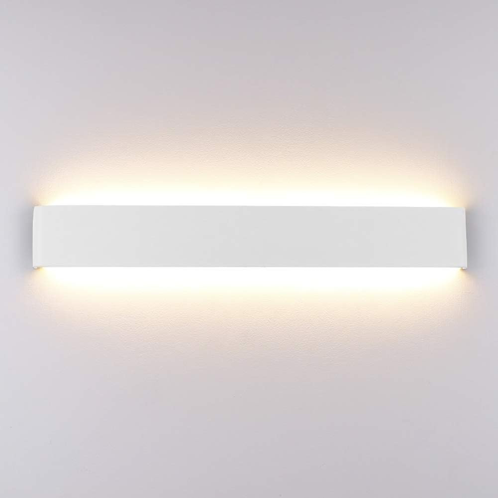 Lampada Da Parete LED Interno 20W, 60Cm Applique Da Parete Alluminio Moderne, La