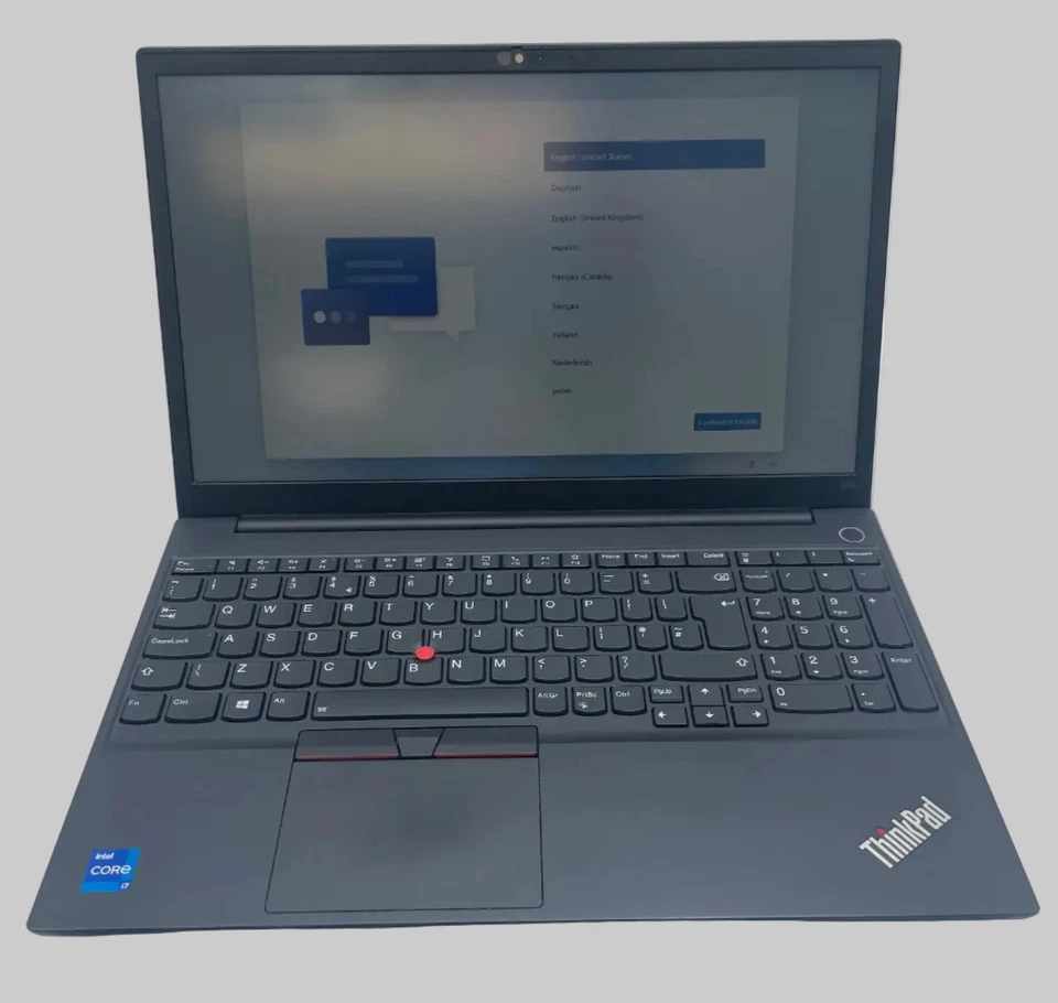 Lenovo ThinkPad E15 · i7-1165G7 · 16GB · 512GB, photo 1 of 5