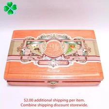 My Father Cigars Petite Empty Wood Cigar Box 8.25" x 5.5" x 2"