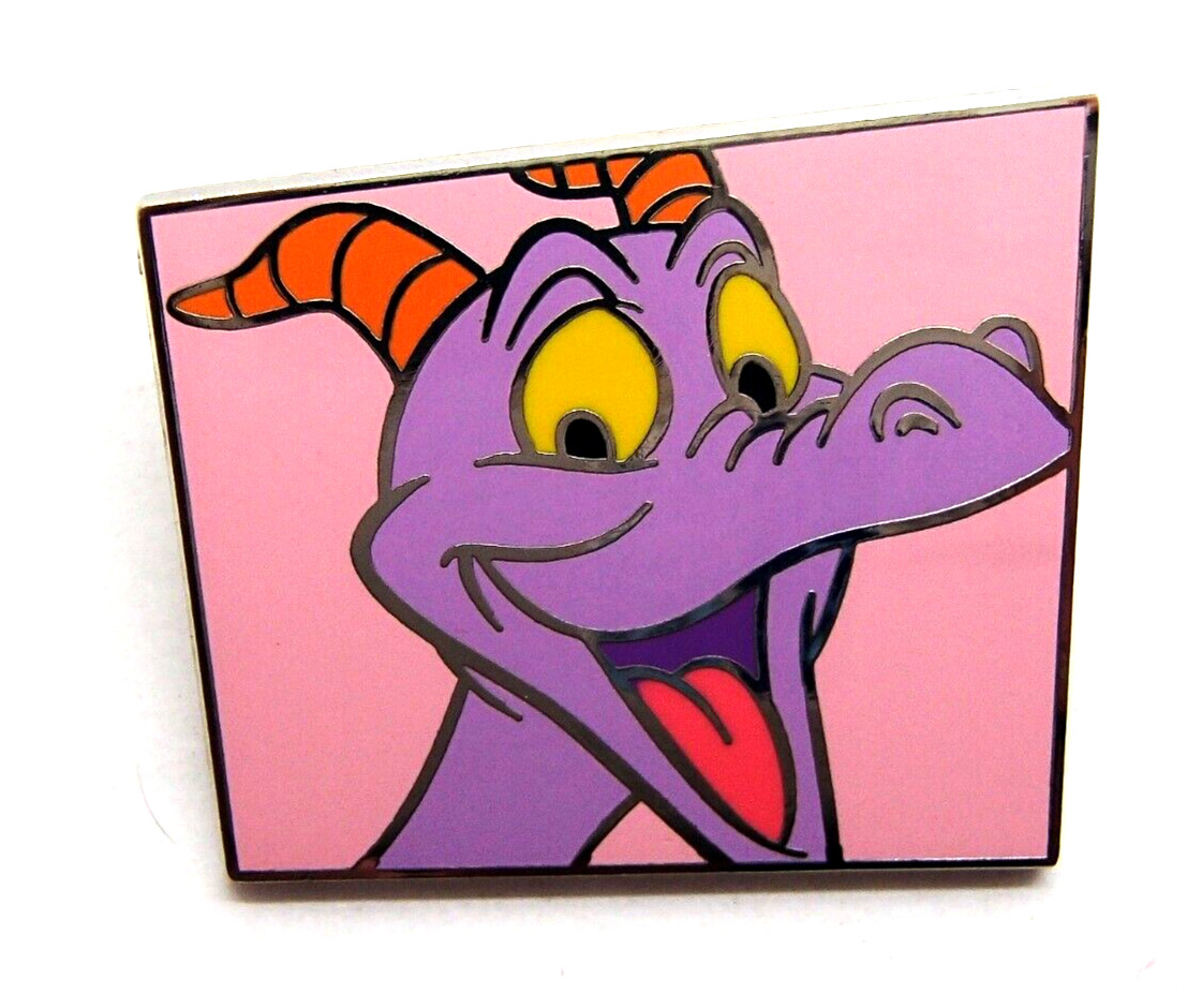 Disney Pin Figment Close-Up Mystery - Looking Right (Pink Background) [107055]
