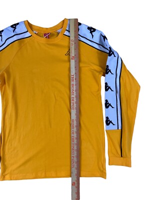 Tシャツ・カットソー Y-3 22SS Logo Print Crewneck Man to Man Yellow HG6216 Kappa Men Yellow Long Sleeve Logo All Over Print Crewneck