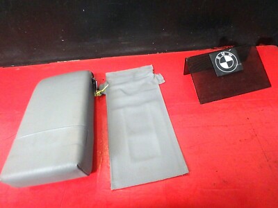 3 SERIES E46 BMW 330 REAR BACK CENTER MIDDLE ARM REST ARMREST GRAY ...