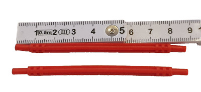 Lego Technic 2x Flex Achse ca. 8,8 cm lang Rot siehe Foto!