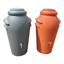 Regenwassertonne Regentonne Regenbehälter Regentank 200 Liter mit Wasserhahn