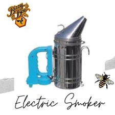 Bizzy Bee Electric Beehive Smoker for Beekeeping with Heat Shield